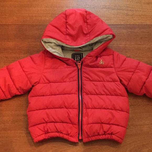 baby GAP Other - Baby GAP Puffer Jacket Hooded Red 18-24 Months EC!
